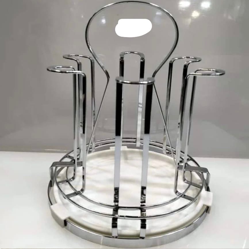 Luxury Metal Glass Rack, Water Mug Draining Drying Organizer, Metal Cup Drying Rack Shelf,, Useful Home Kitchen Supply, Cup Holder with 6 Fixators, Household Cup Bracket Luxury Metal Glass Rack, Water Mug Draining Drying Organizer, Metal Cup Drying Rack Shelf,, Useful Home Kitchen Supply, Cup Holder with 6 Fixators, Household Cup Bracket